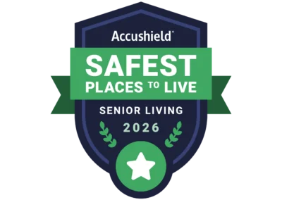 Charter Senior Living of West Bend Recognized as Safest Places to Live™ for 2026